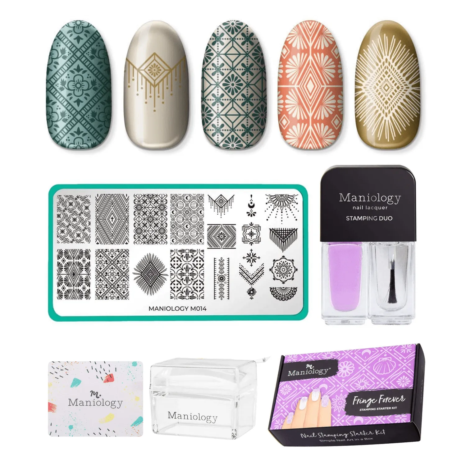 Fringe Forever: Bohemian Style Nail Stamping Starter Kit