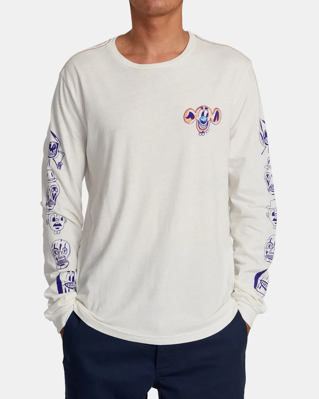 Gang Long Sleeve Tee - Antique White