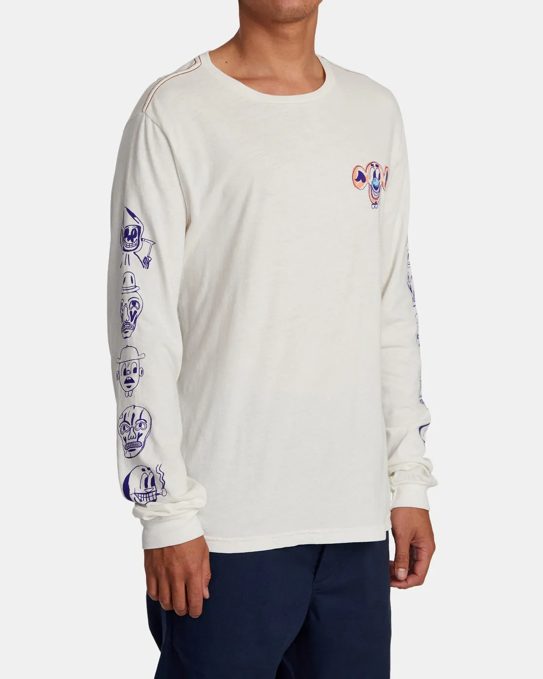 Gang Long Sleeve Tee - Antique White