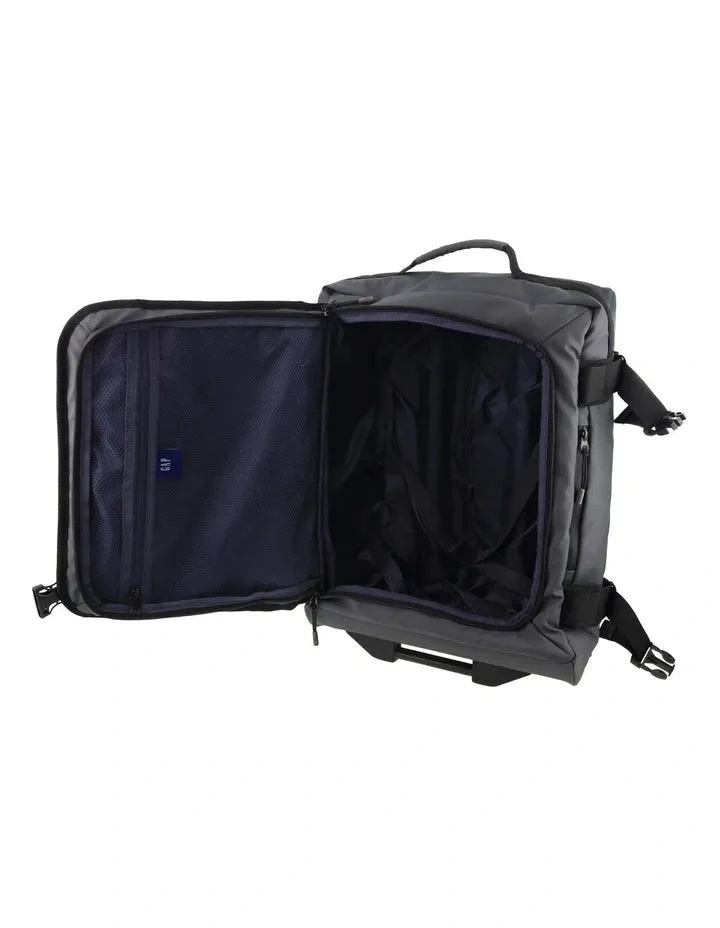 GAP -41L 73cm Large upright 2 Wheel trolley Duffle - Charcoal