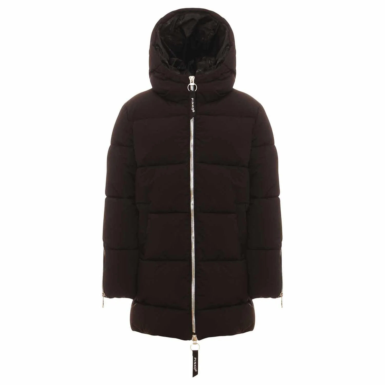 Girls Black Padded Coat