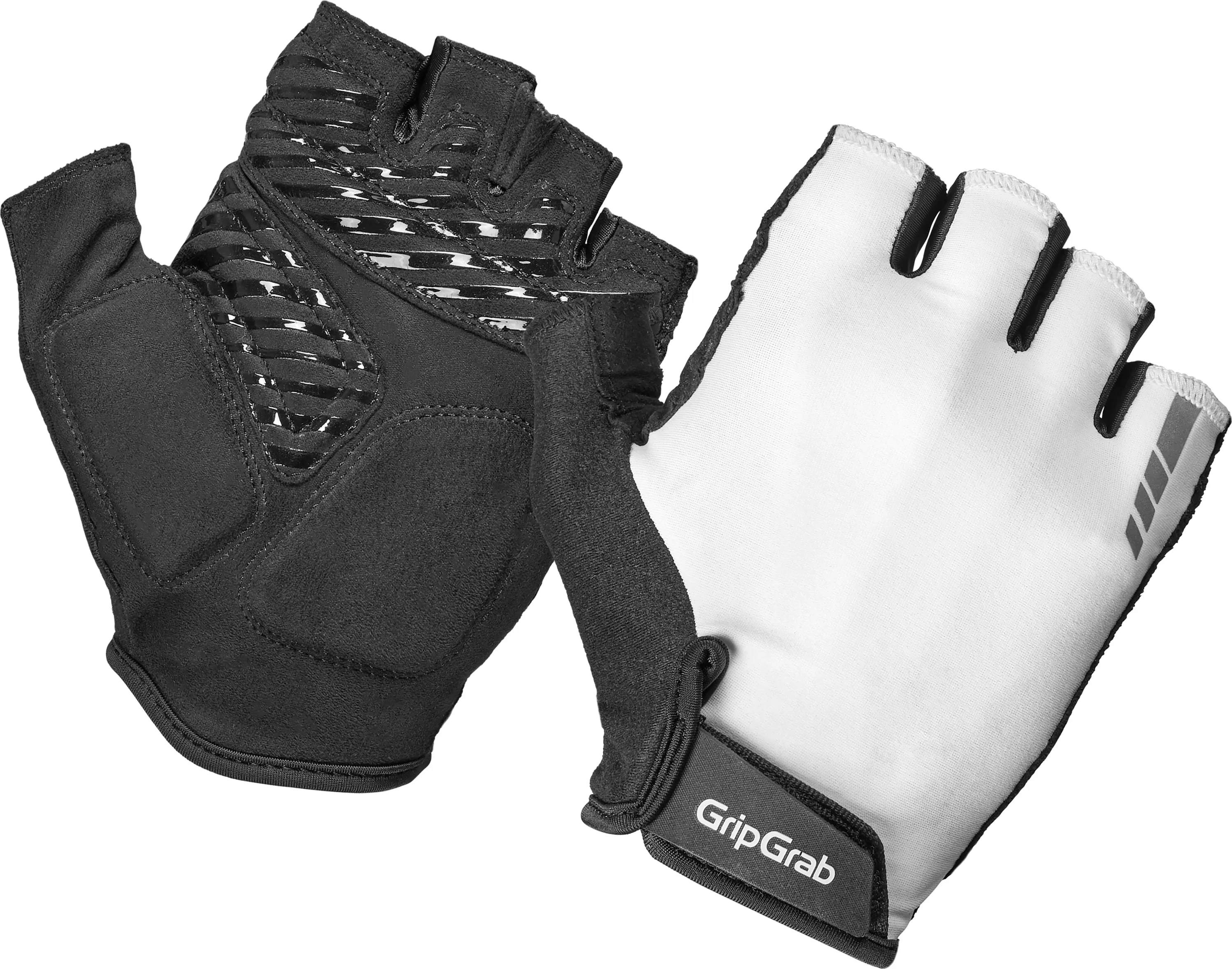 Gripgrab ProRide RC Max Padded Short Finger Summer Gloves White | Buy Gripgrab ProRide RC Max Padded Short Finger Summer Gloves White here | Outnorth