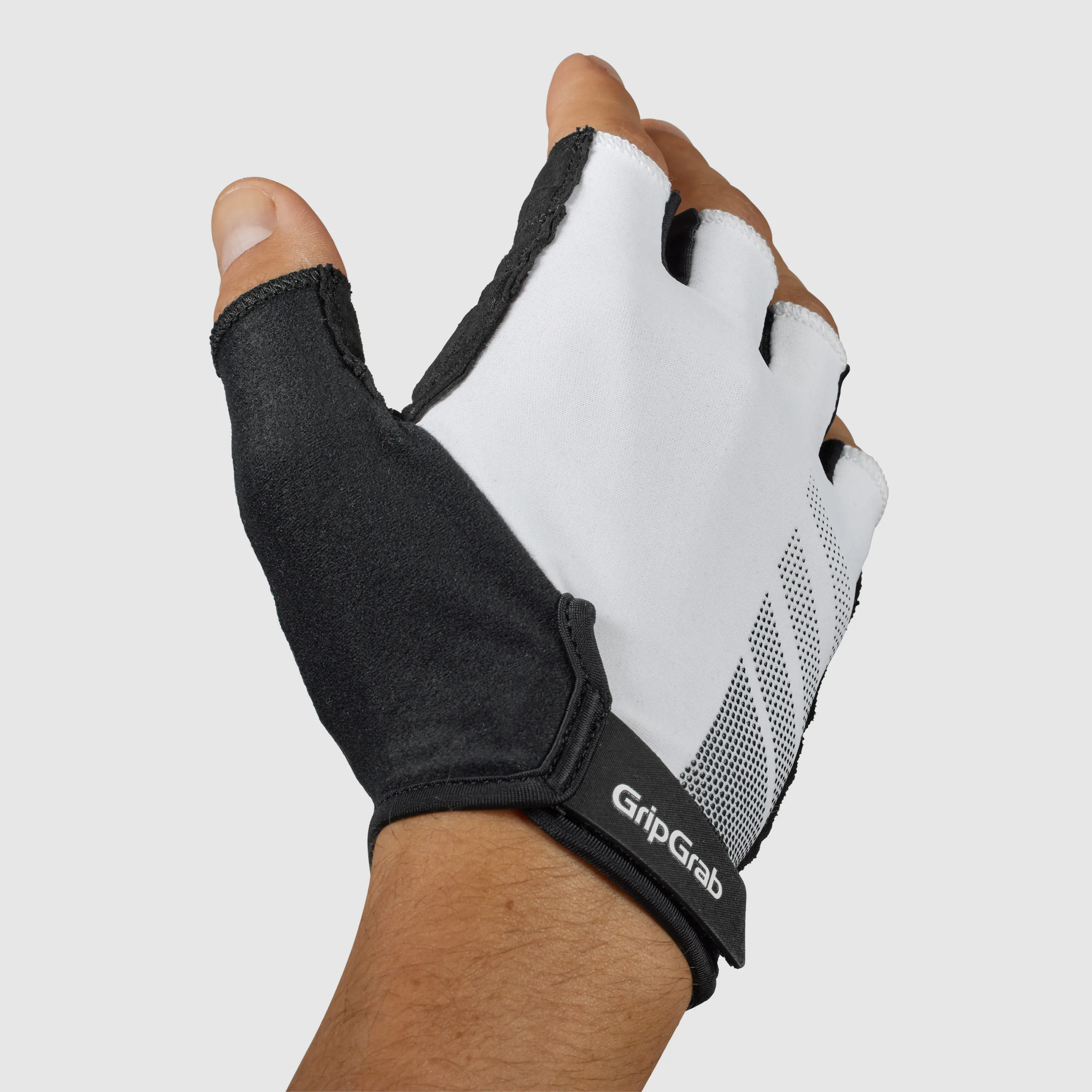 Gripgrab Ride RC Lite Padded Short Finger Summer Gloves White | Buy Gripgrab Ride RC Lite Padded Short Finger Summer Gloves White here | Outnorth