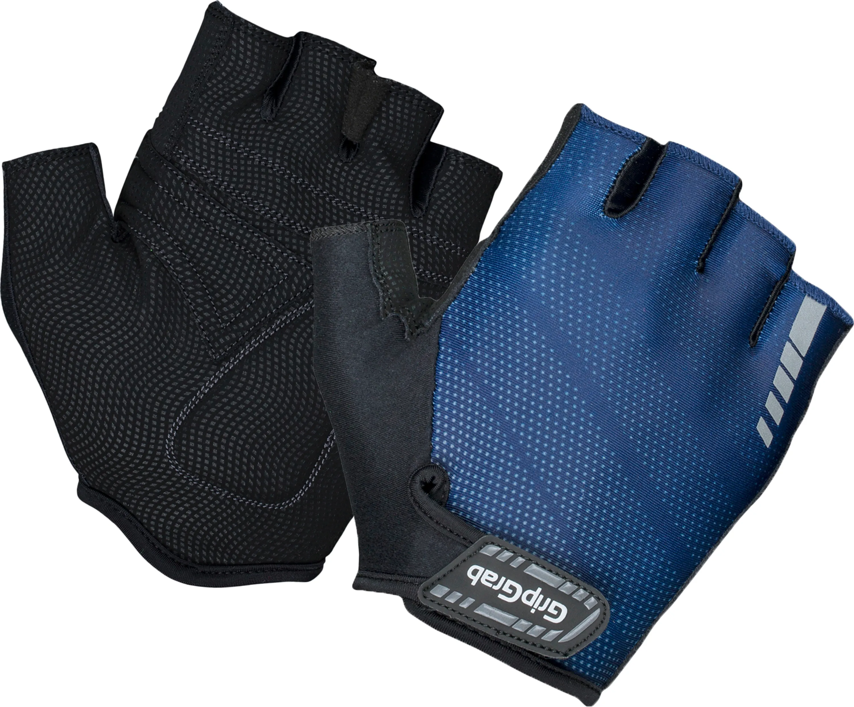 Gripgrab Rouleur Padded Short Finger Glove Navy | Buy Gripgrab Rouleur Padded Short Finger Glove Navy here | Outnorth