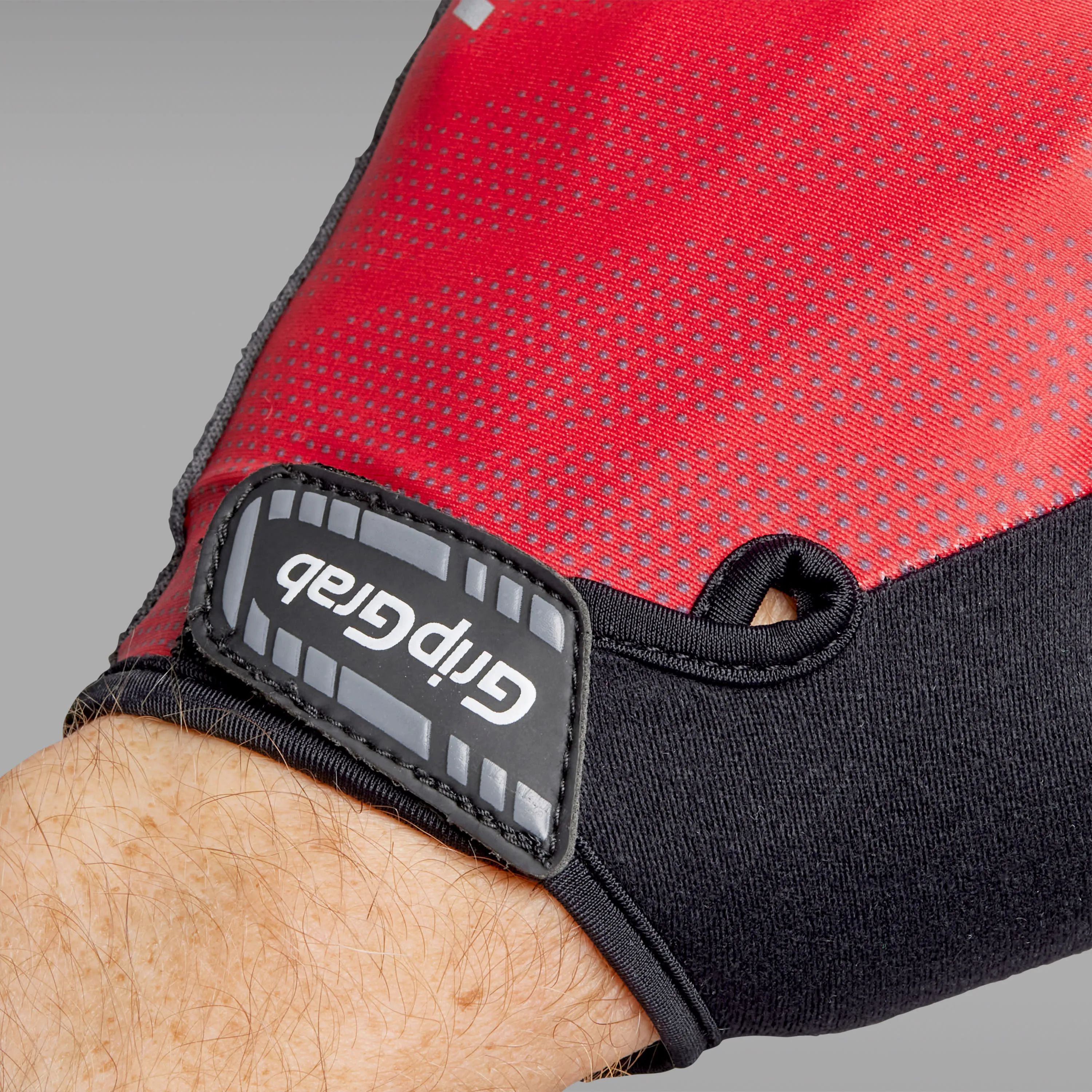 Gripgrab Rouleur Padded Short Finger Glove Red | Buy Gripgrab Rouleur Padded Short Finger Glove Red here | Outnorth