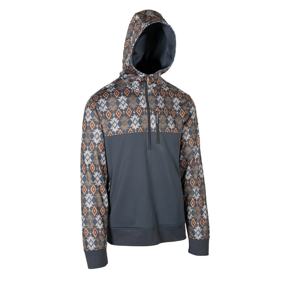 Half Zip Performance Hoodie | Chevron Cowboy PreOrder