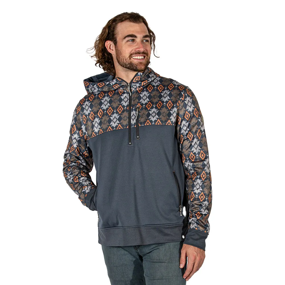 Half Zip Performance Hoodie | Chevron Cowboy PreOrder