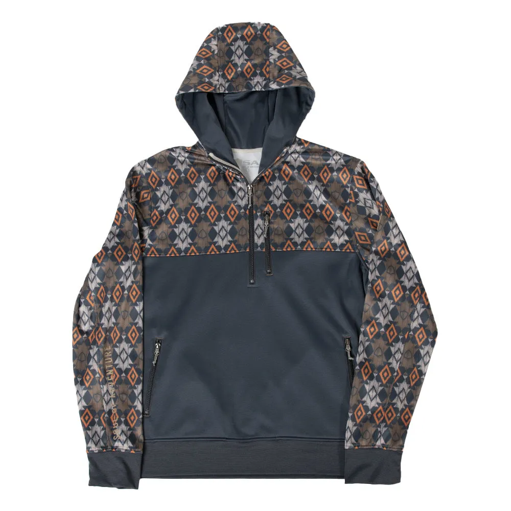 Half Zip Performance Hoodie | Chevron Cowboy PreOrder