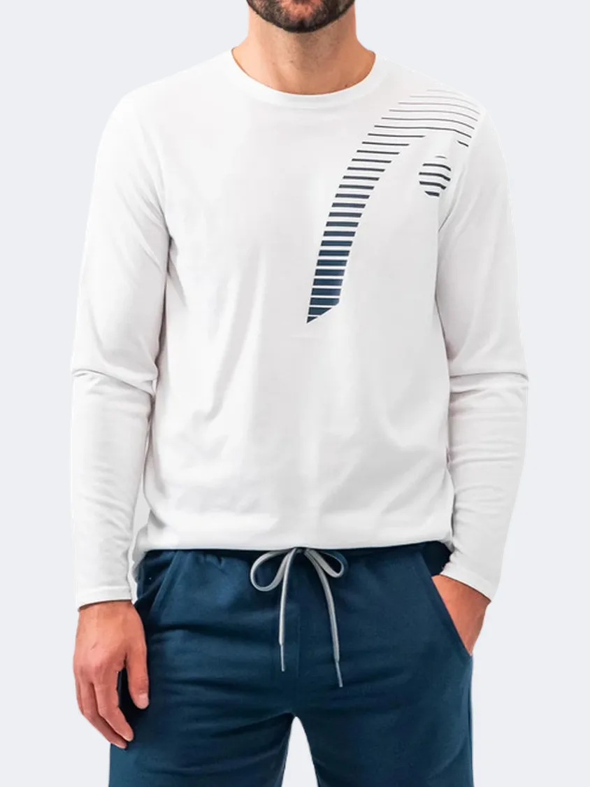 Head Club 22 Cliff Men Tennis Long Sleeve White/Black