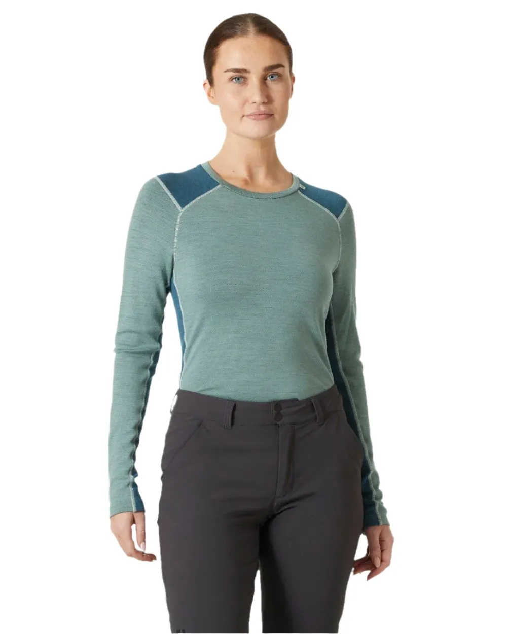 Helly Hansen Womens Lifa Merino Midweight Crew Base Layer