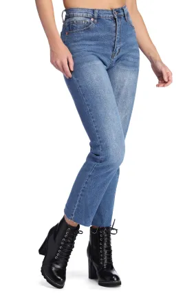 High Rise Girlfriend Ankle Skinny Jeans