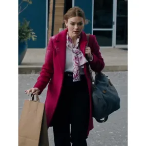 Holland Roden Tipline Mysteries Red Trench Coat