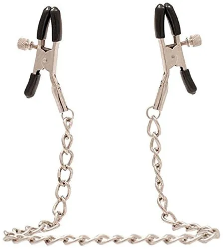 Ignite Crocodile Style Adjustable Nipple Clamps with Chain