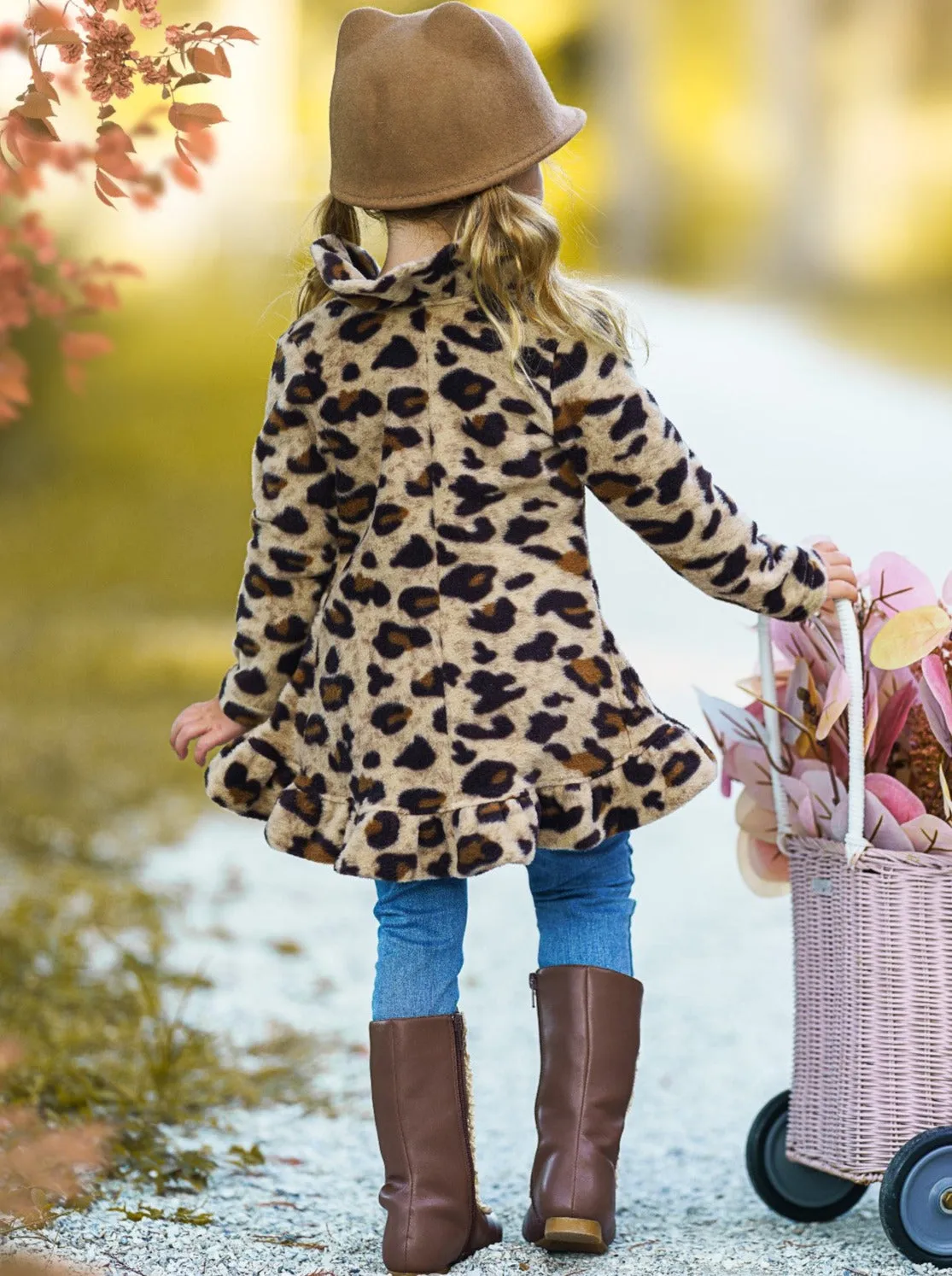 IN THE WILD FUZZY RUFFLE CARDIGAN