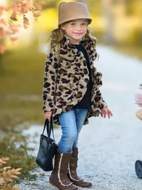 IN THE WILD FUZZY RUFFLE CARDIGAN