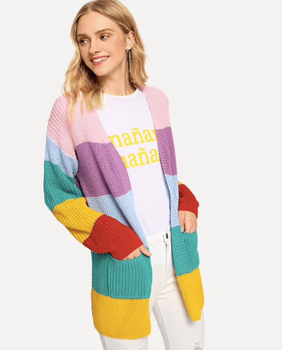 IT’S A COLORFUL WORLD CARDIGAN