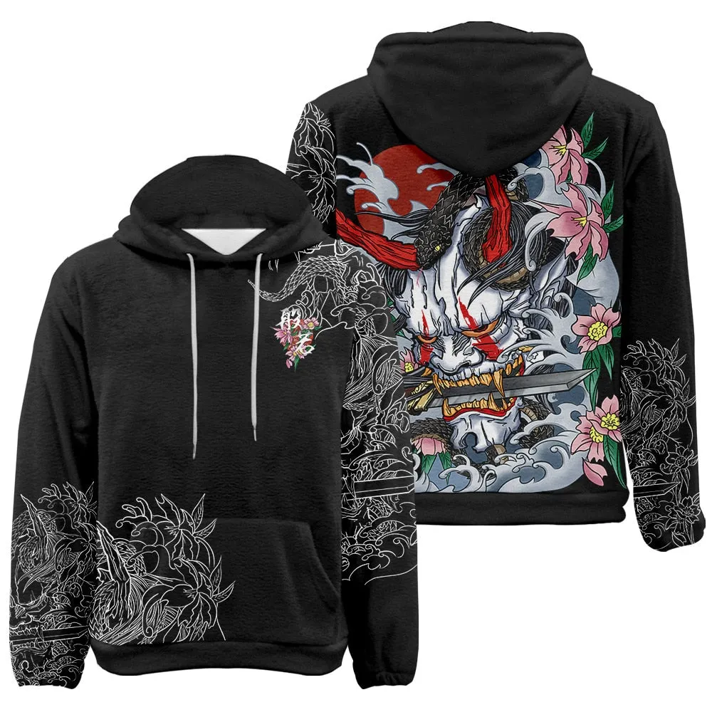 Japanese Demon Streetwear Hoodie