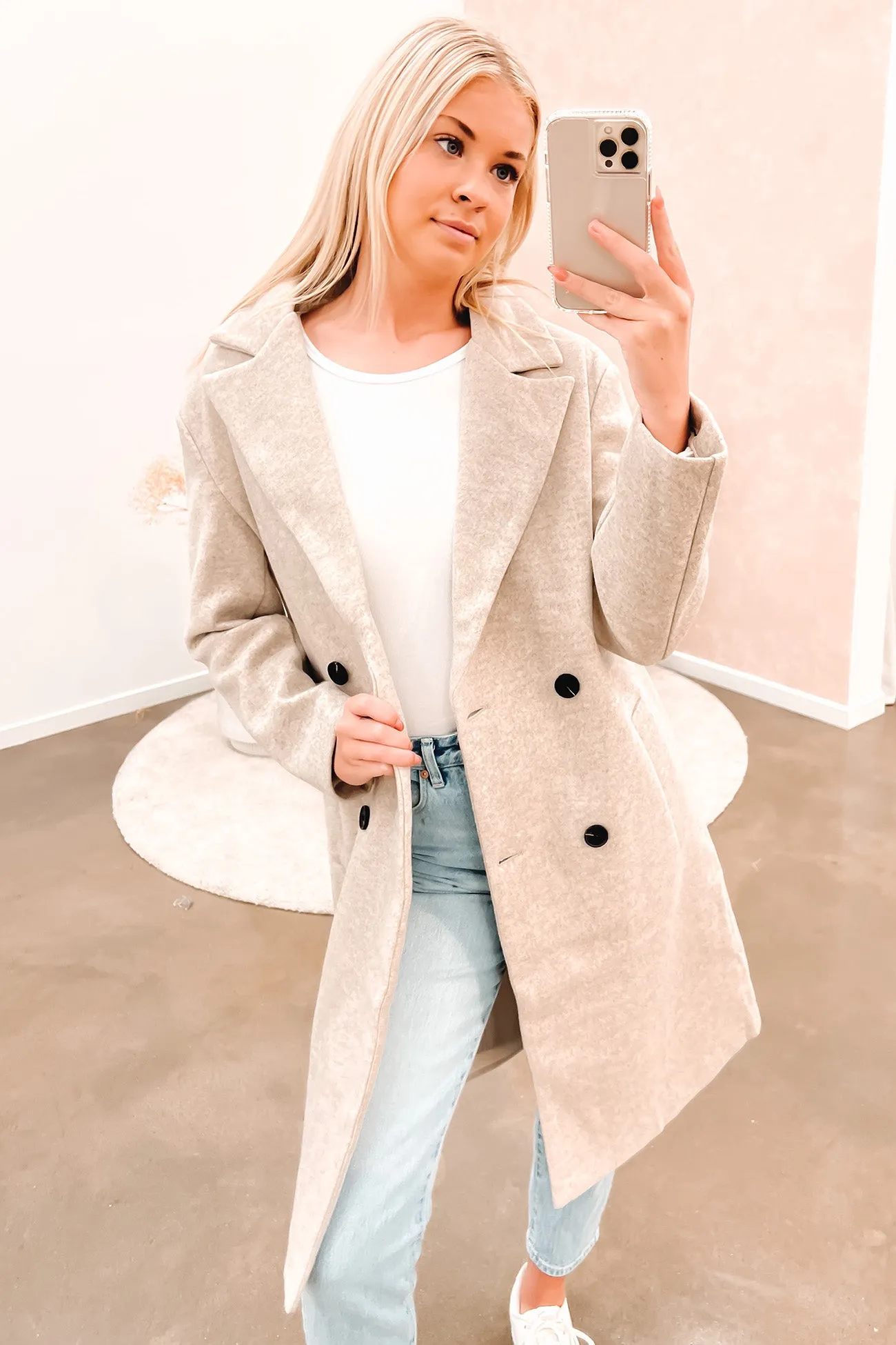 Jax Coat Beige