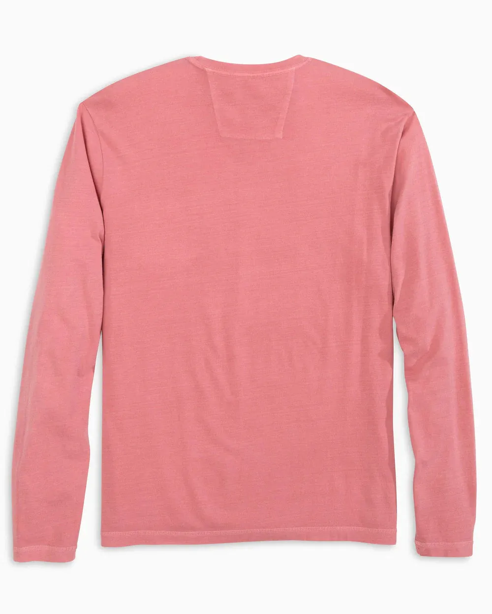 Johnnie-O Brennan Long Sleeve T-Shirt In Malibu Red