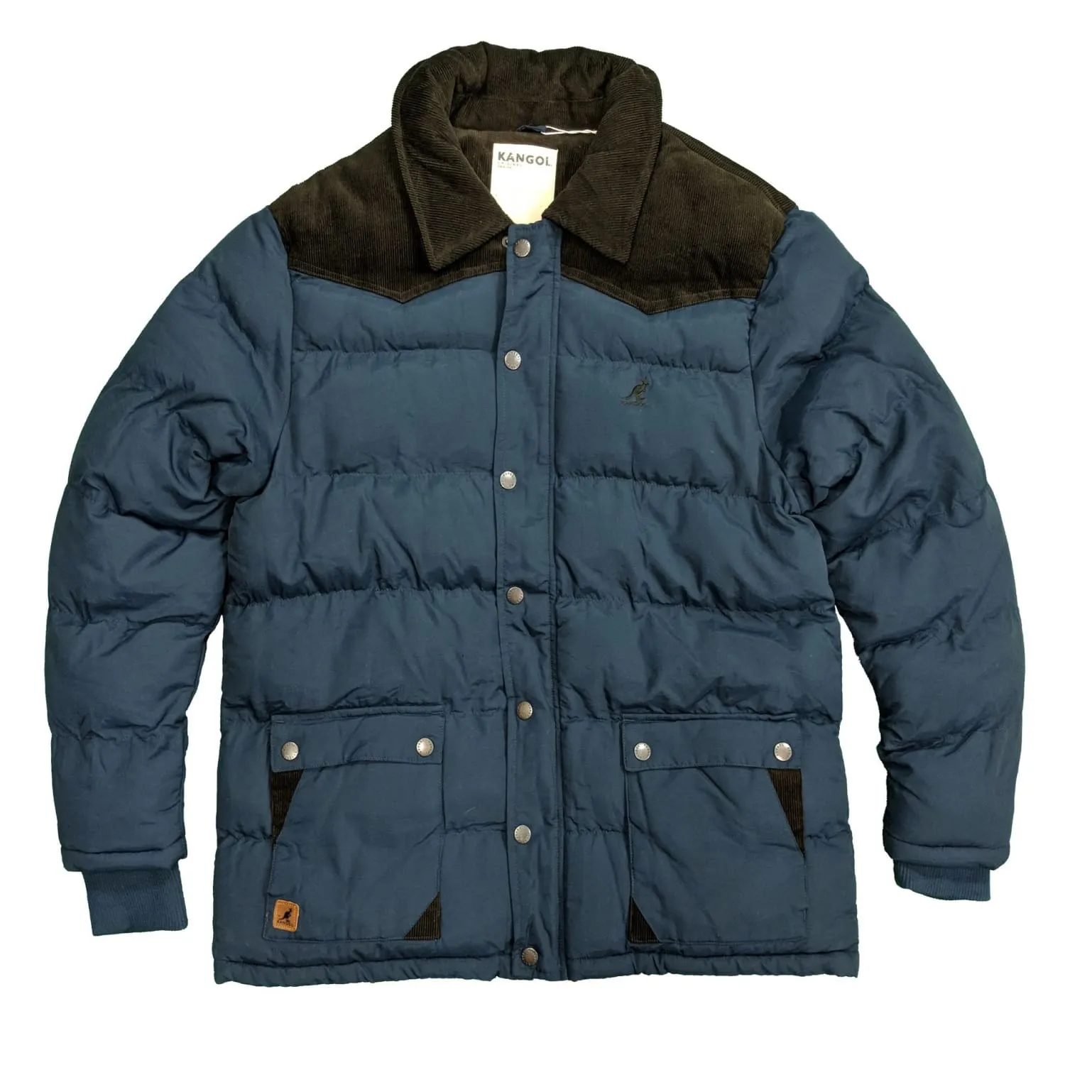 Kangol Padded Coat - DF229 - Navy