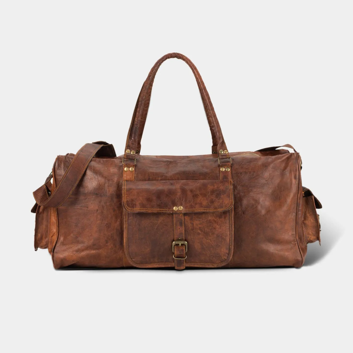 Kofi Leather Weekender Duffle