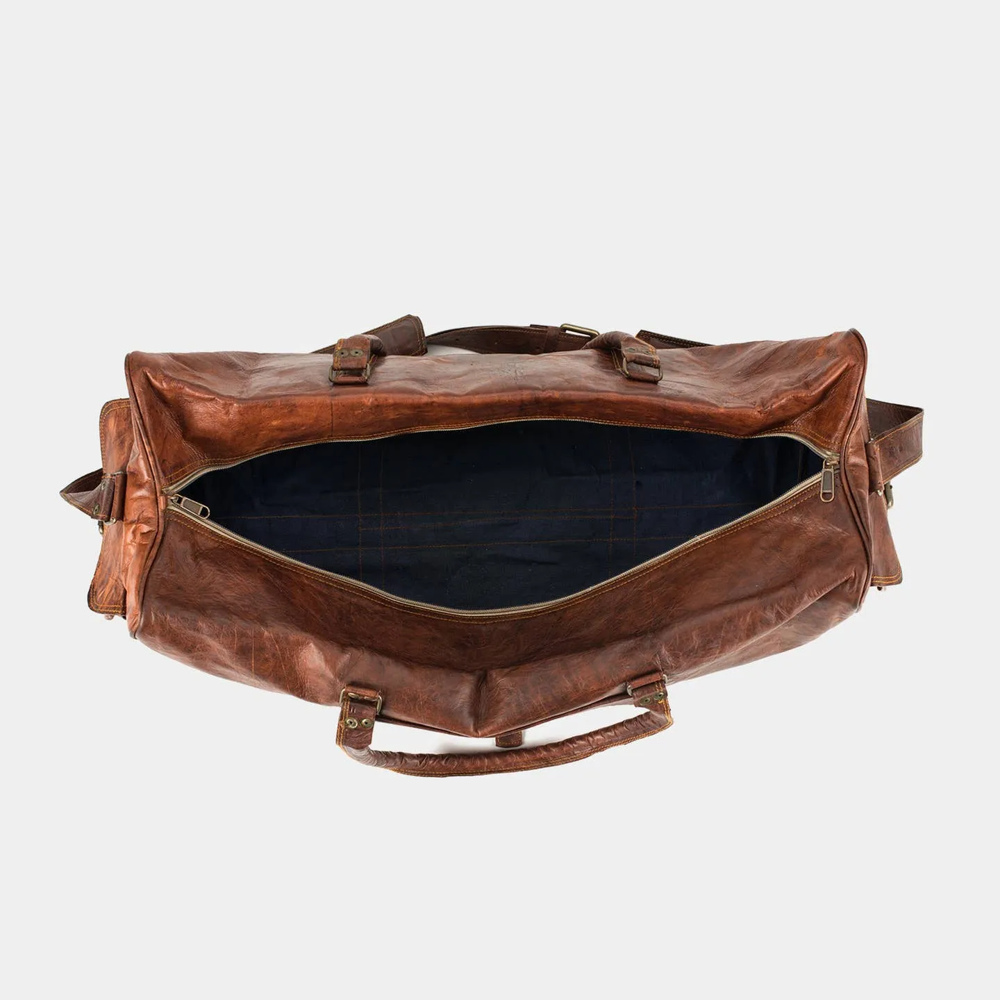 Kofi Leather Weekender Duffle