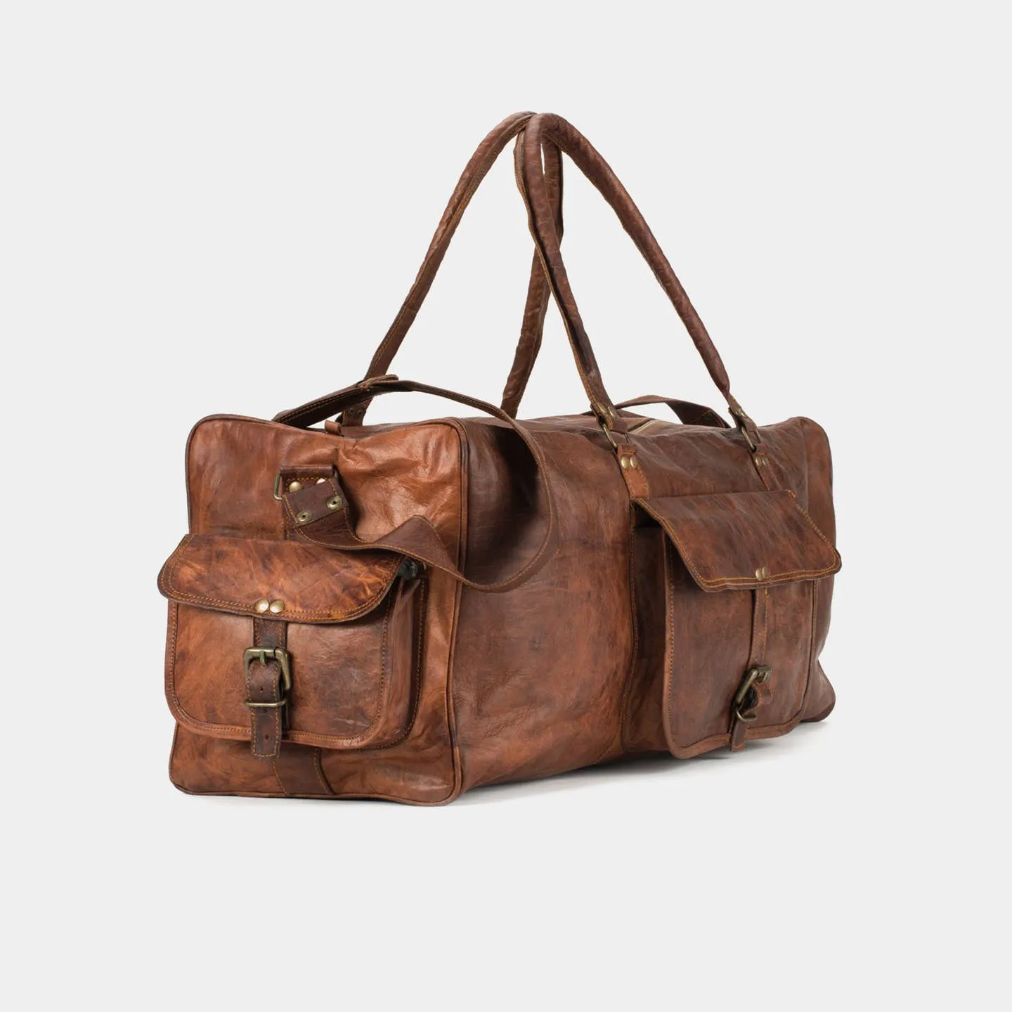 Kofi Leather Weekender Duffle