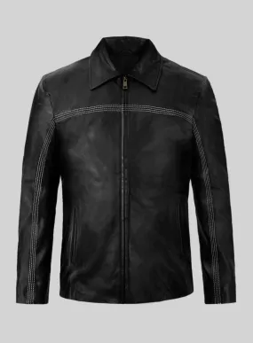 Layer Cake Leather Jacket