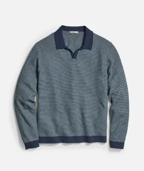 Liam Long Sleeve Sweater Polo