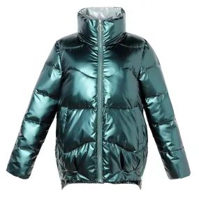 Light-Reflecting Padded Coat