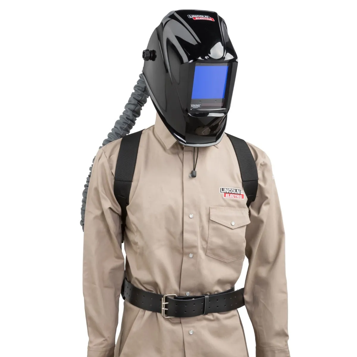 Lincoln PAPR System with 3350 Black Welding Helmet (K3930-1)