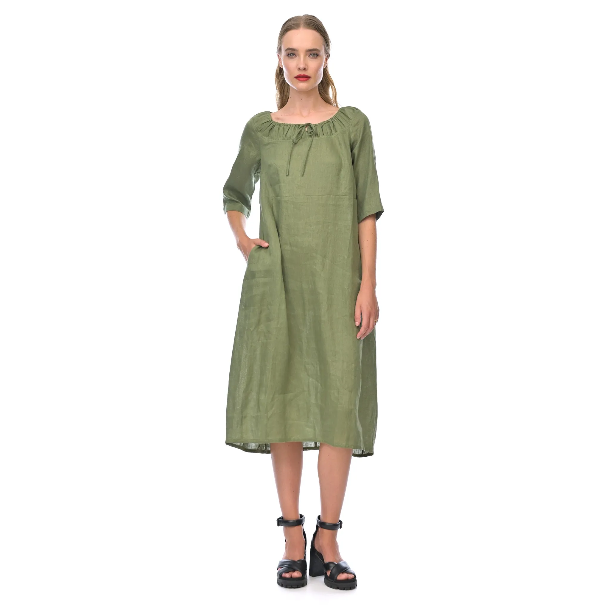 linen charlotte romance dress