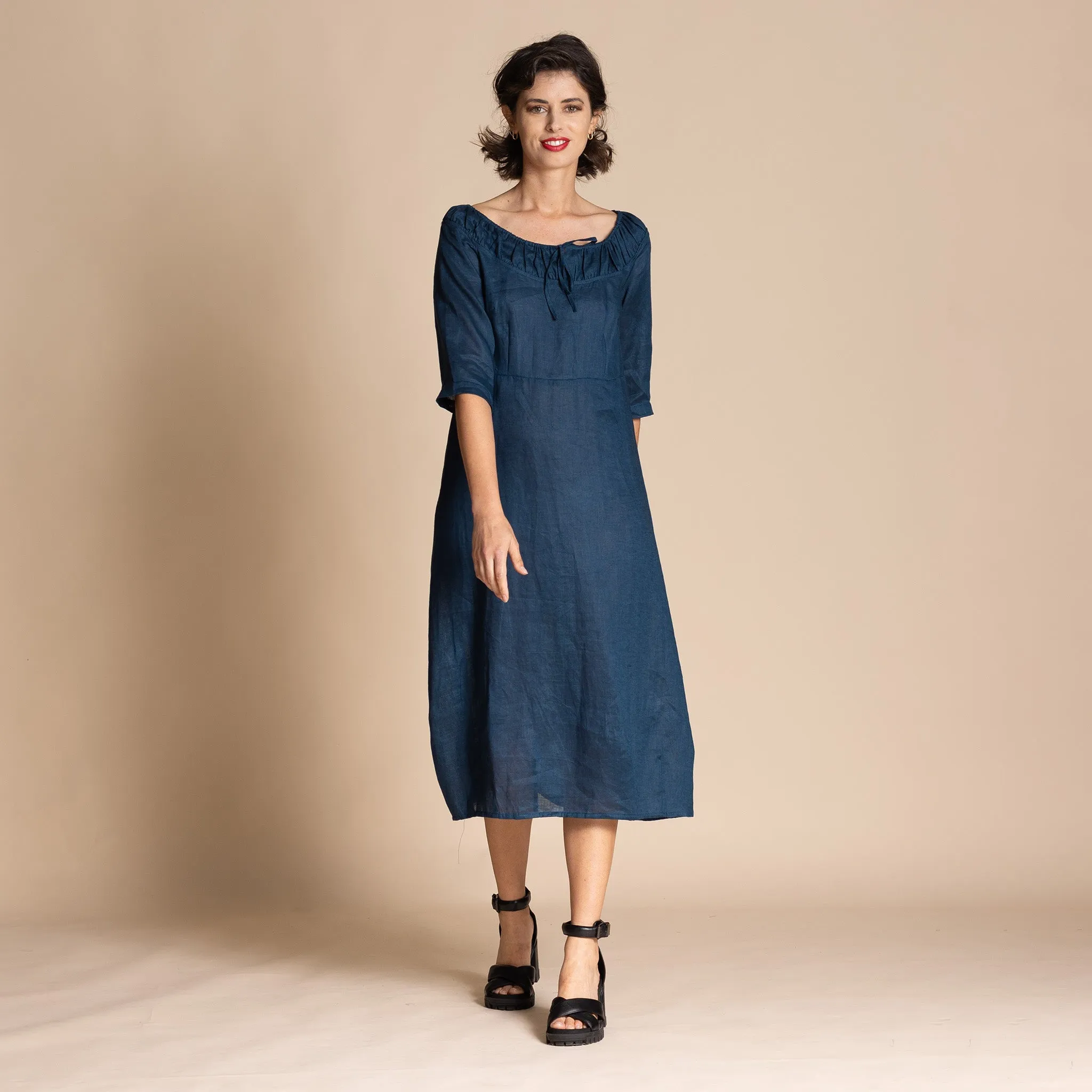 linen charlotte romance dress