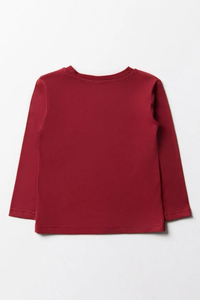 Long Sleeve T-Shirt Red