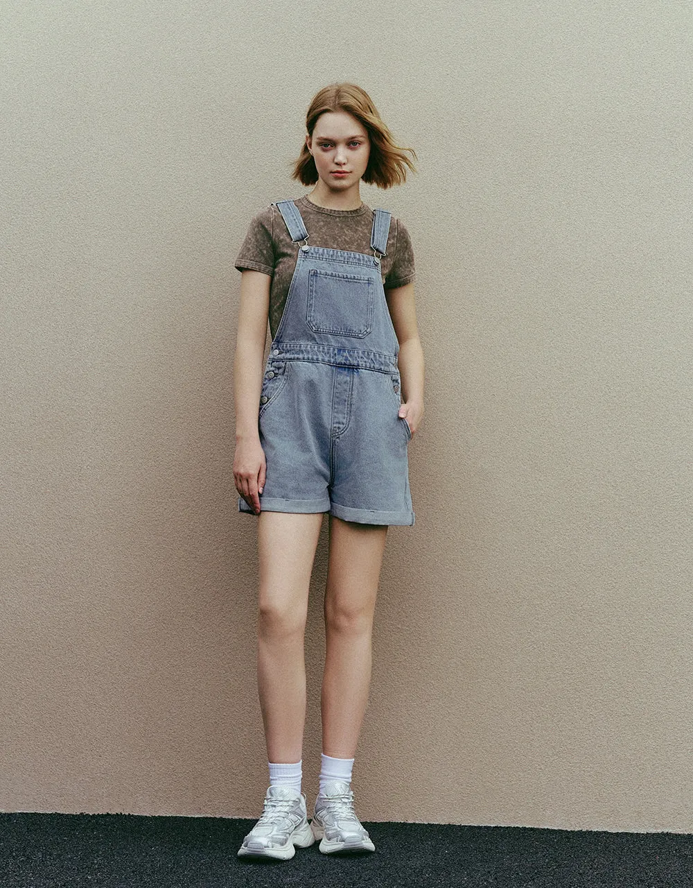 Loose Denim Overall