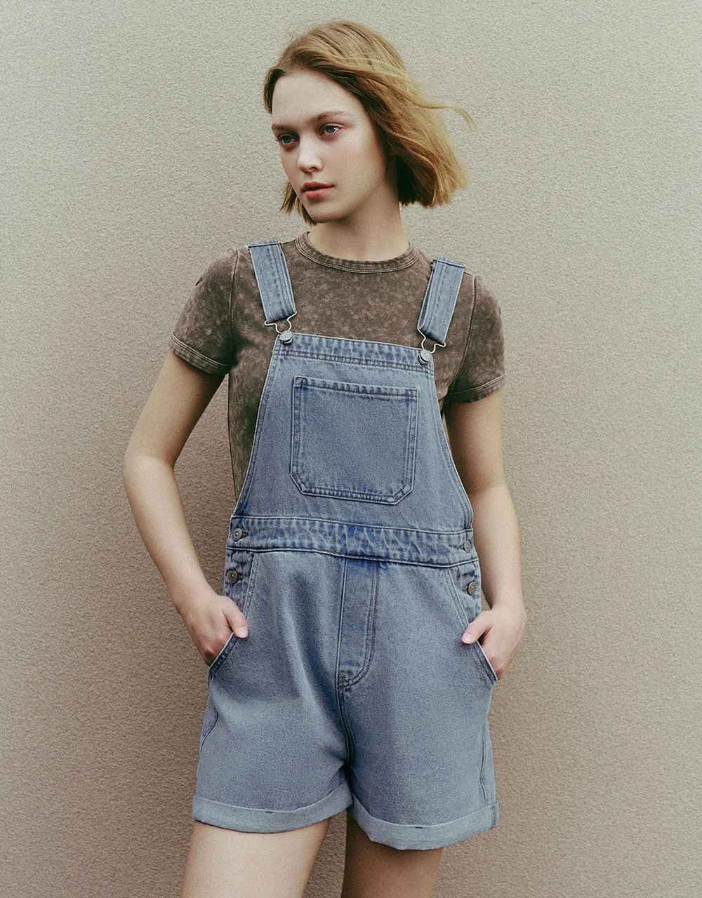 Loose Denim Overall