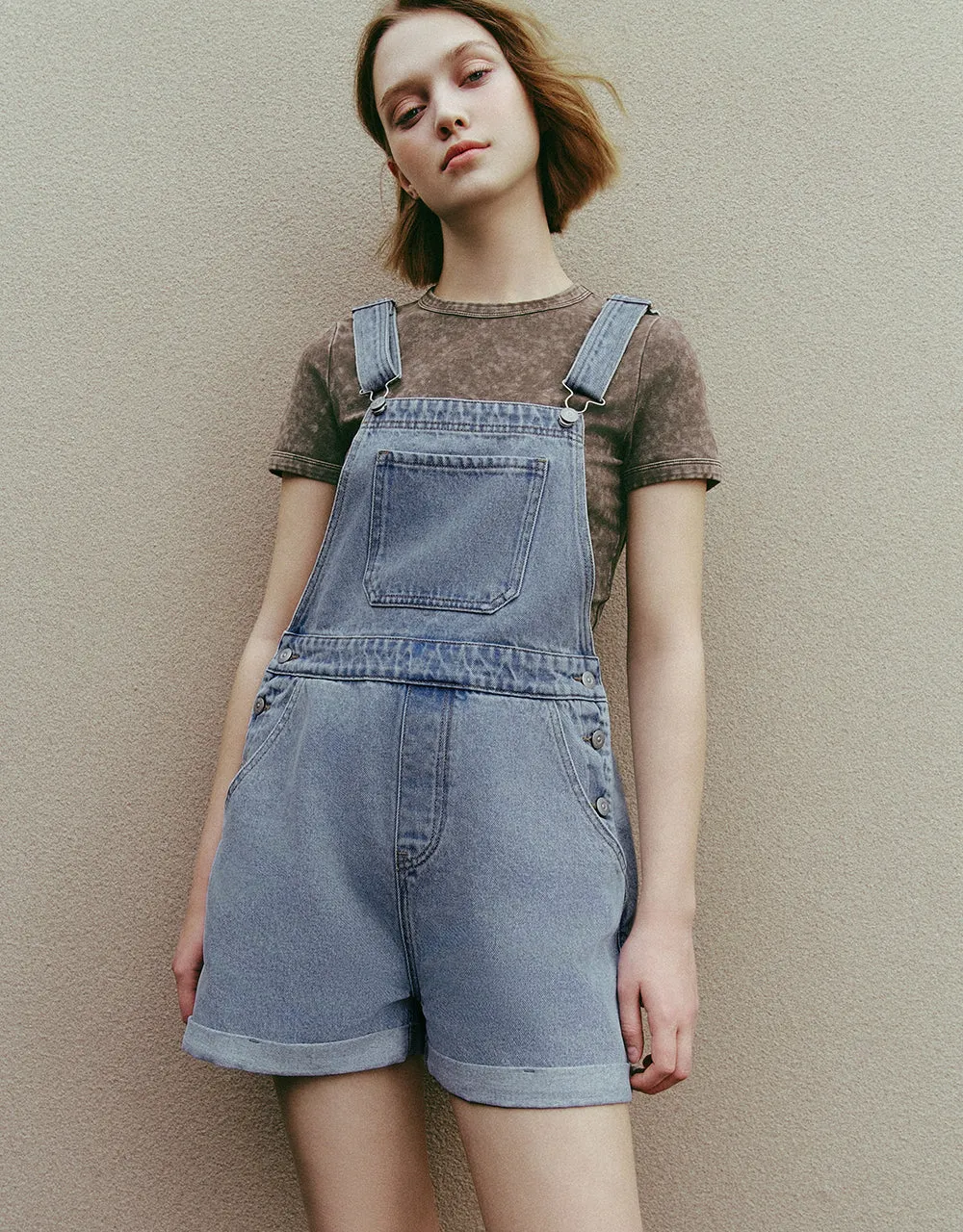 Loose Denim Overall