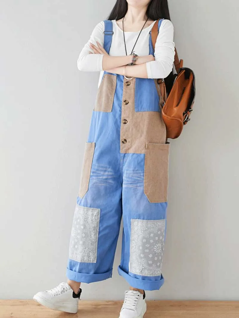 Loving Memory Denim Overall Dungarees