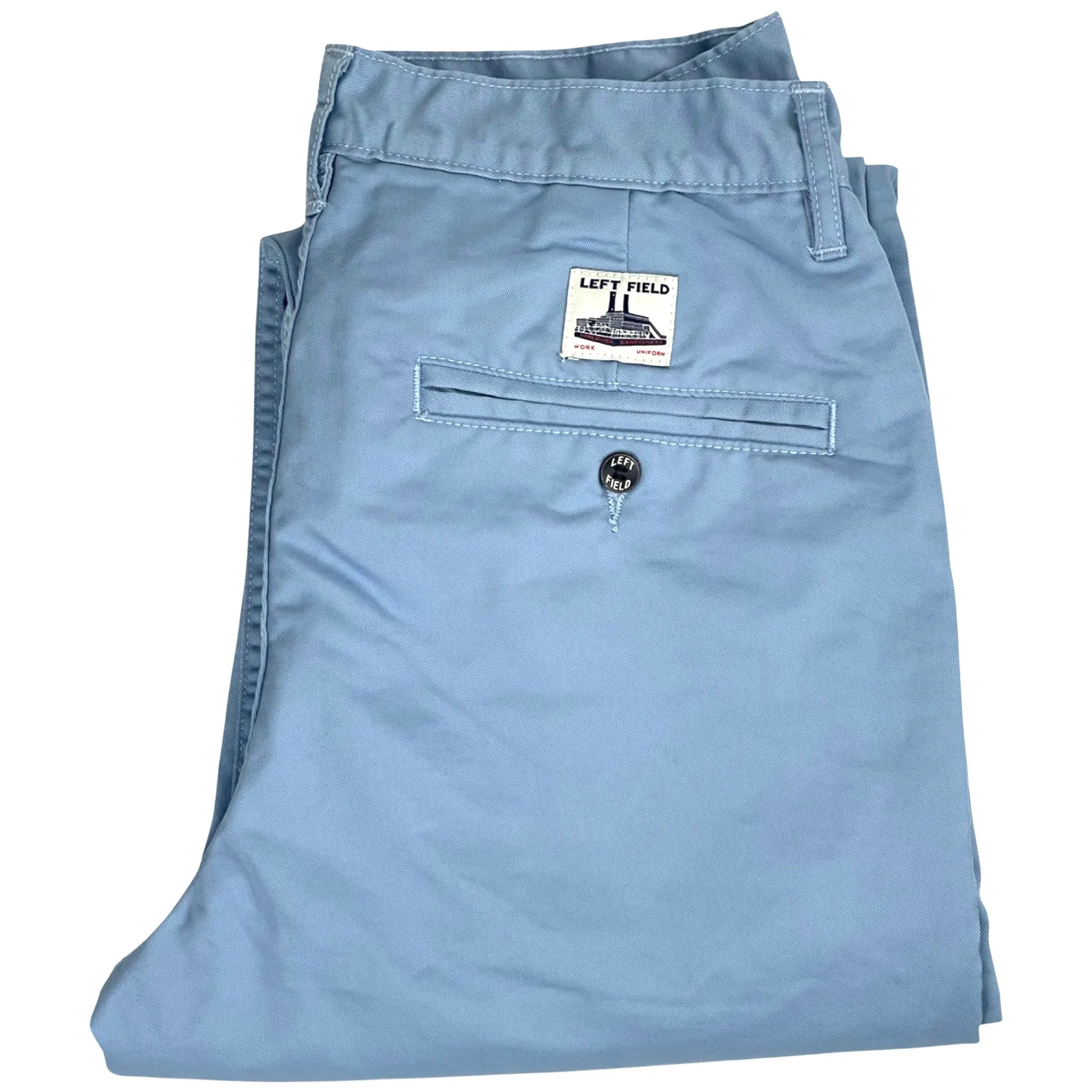 Lt Blue Japanese Solotex poly/cotton twill Work Uniform Chino