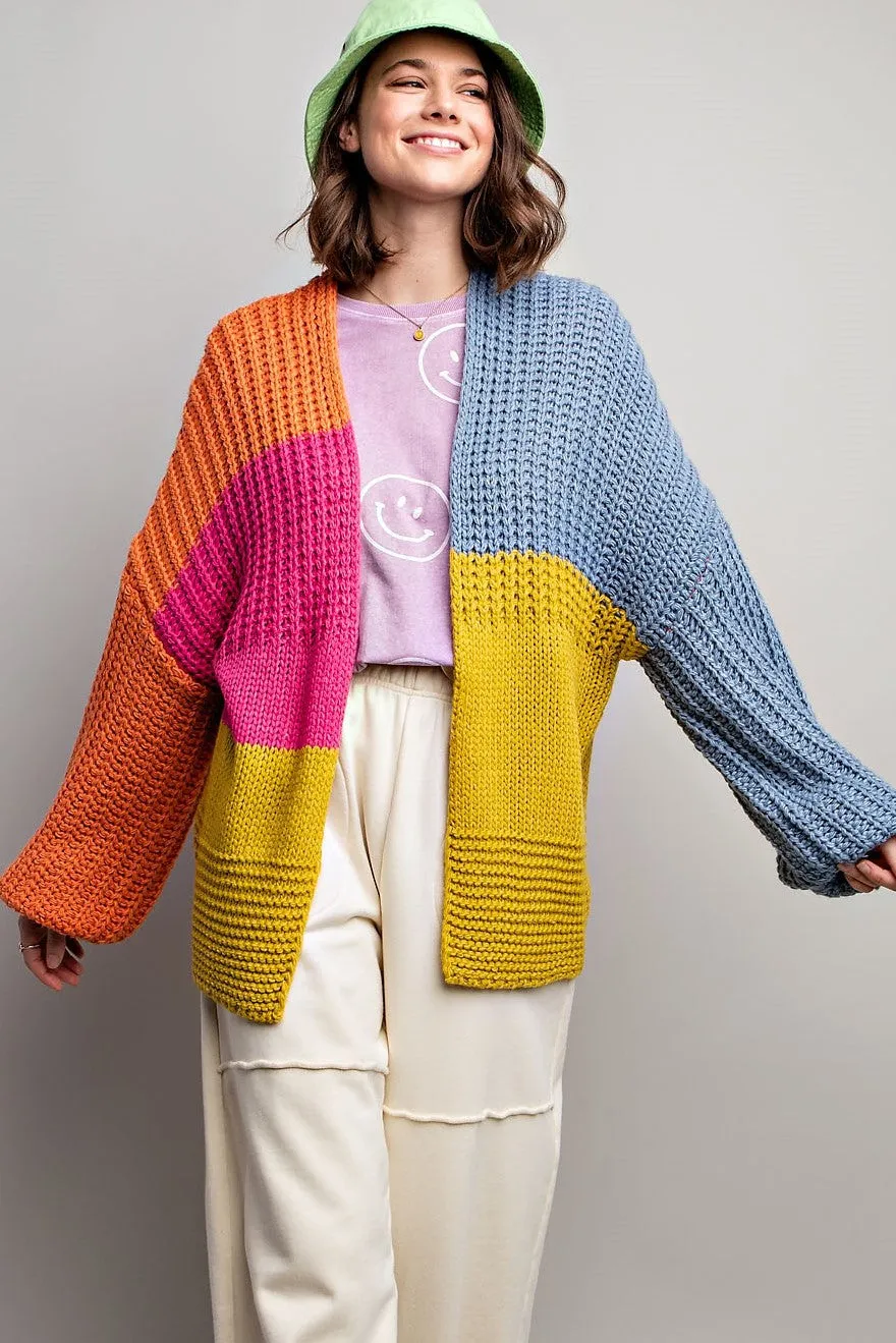 Lucy Color Block Cardigan