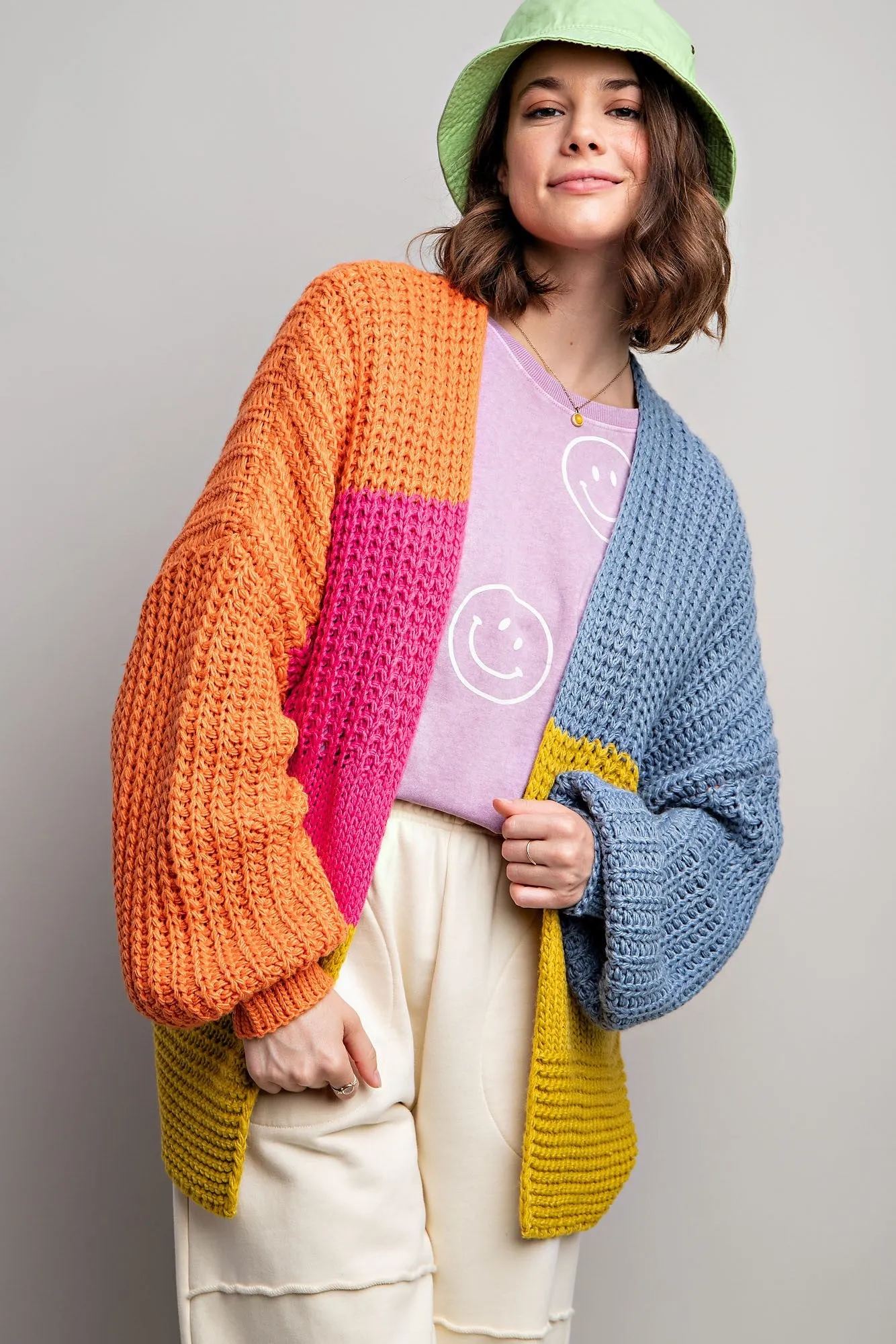 Lucy Color Block Cardigan