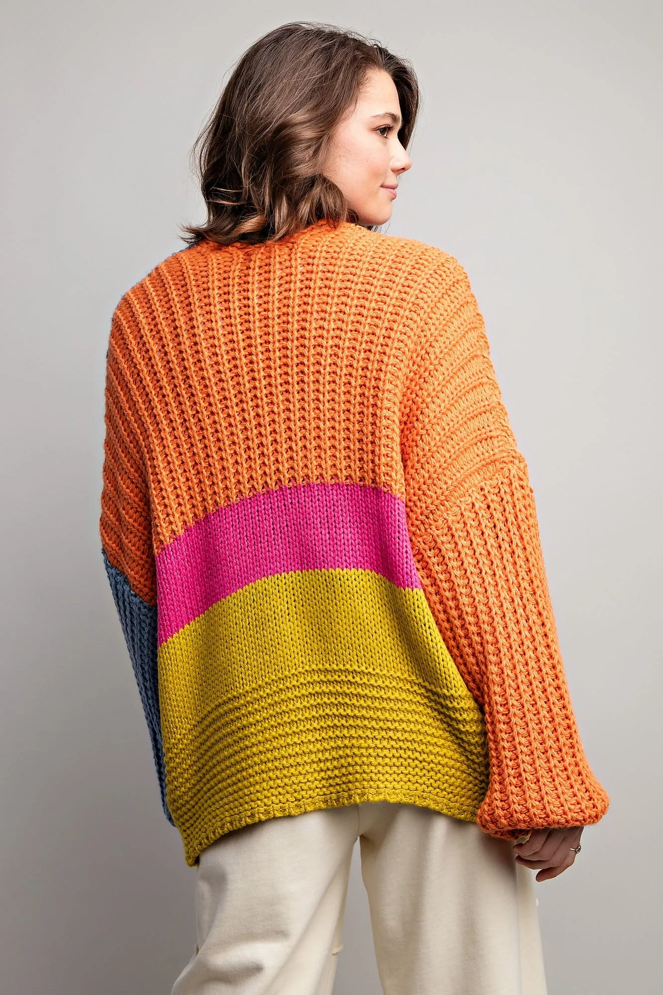 Lucy Color Block Cardigan