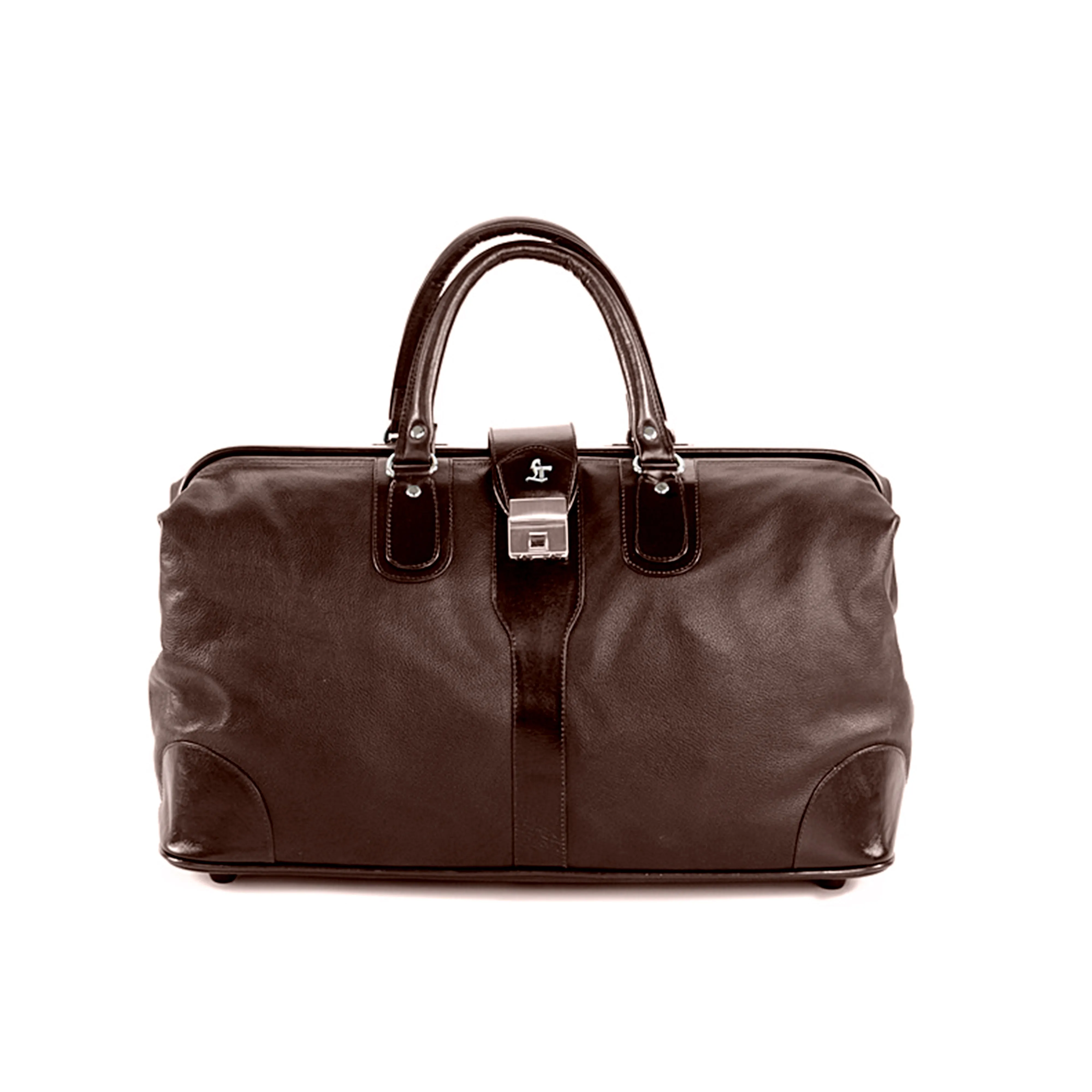 Luxury 97 | Leather Duffle Bag For Men | For Travel | Colour: Black, Brown & Blue