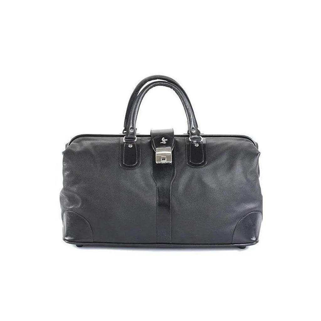 Luxury 97 | Leather Duffle Bag For Men | For Travel | Colour: Black, Brown & Blue