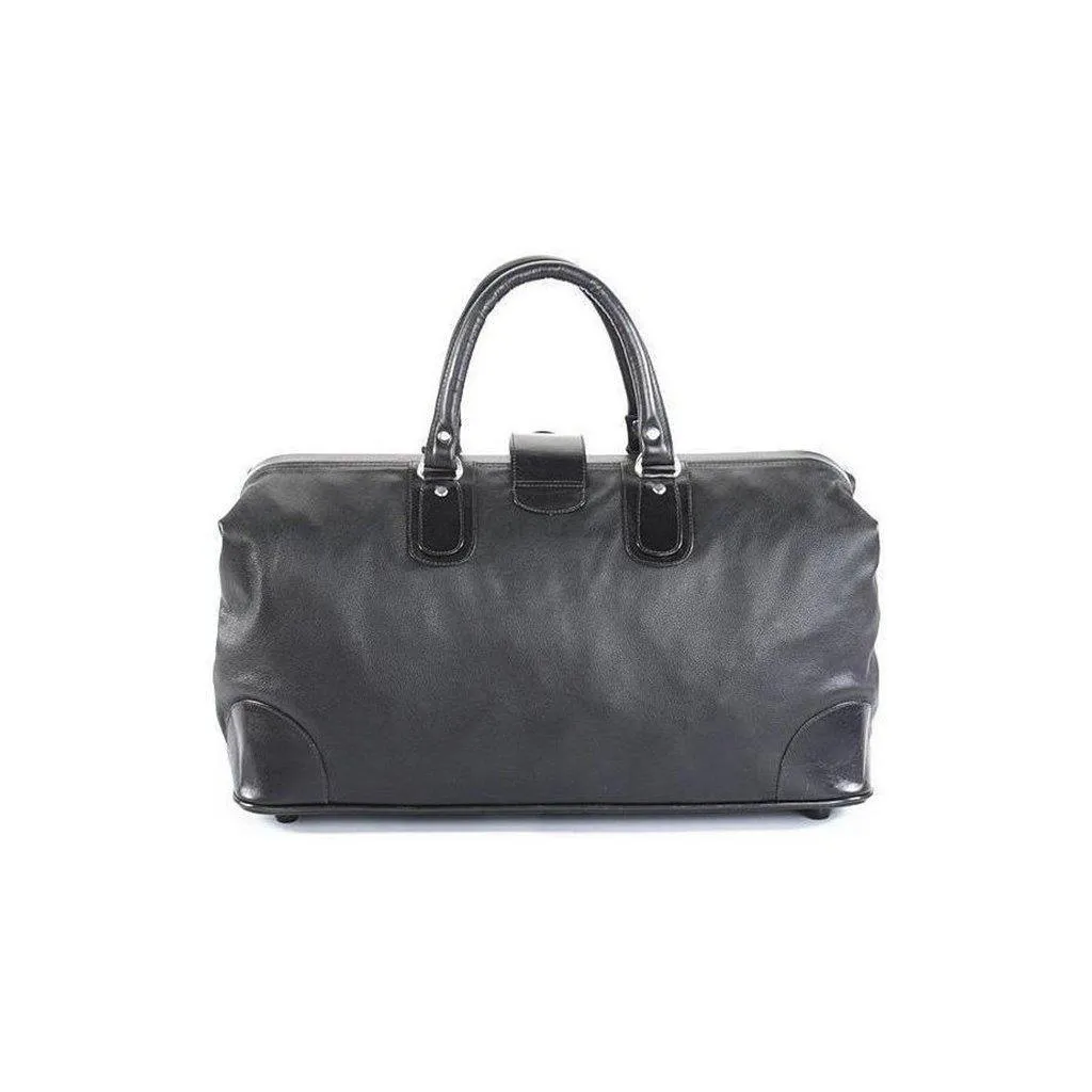 Luxury 97 | Leather Duffle Bag For Men | For Travel | Colour: Black, Brown & Blue