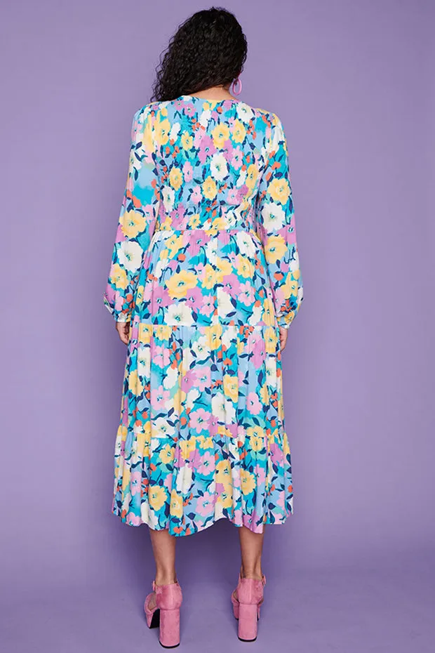 Madie Chalky Floral Dress