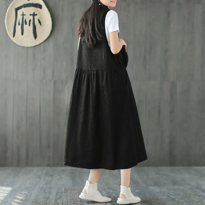 Maria Vintage Overall Dress