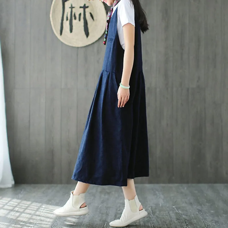 Maria Vintage Overall Dress