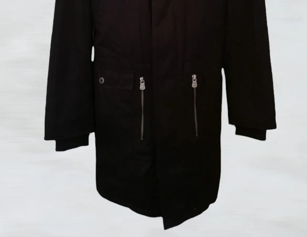 Matinique Black Men's Geraldton 3/4 Length Padded Coat  Size XL