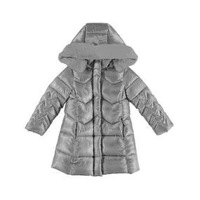 MAYORAL - Padded Long Coat - Steel